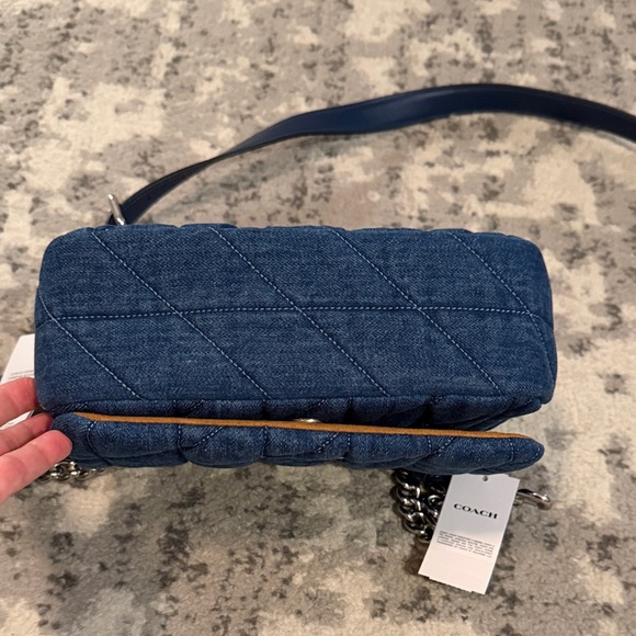 Coach Denim Quinn Crossbody NWT - Picture 5 of 9